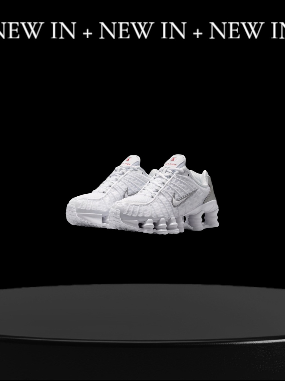 Nike Shox TL Metallic Silver Size 6.5 Kids / 8.5 Woman Worn Only Once